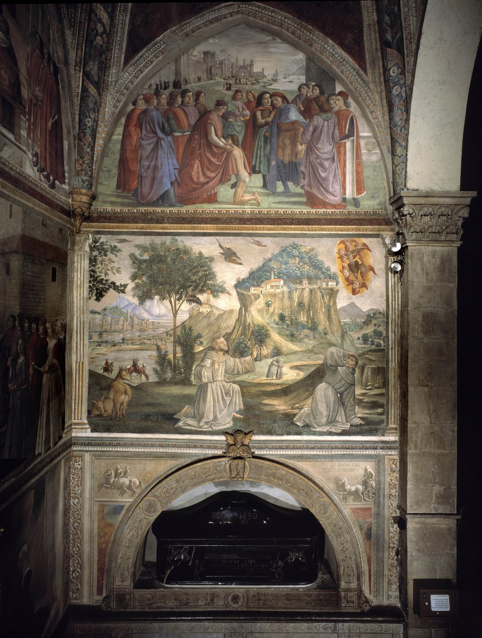 funeral de São Francisco de Domenico Ghirlandaio