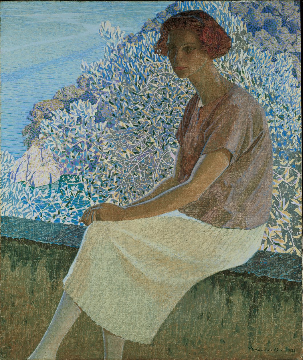 Calma argentea. Portrait of Alma Fidora, 1922. de Domenico Guerello