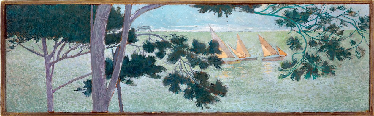 Pinheiros à beira-mar, 1924 de Domenico Guerello
