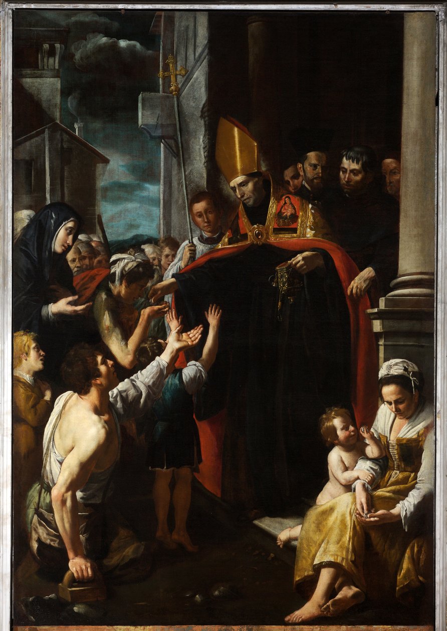 Esmola de Santo Tomás de Vilanova de Domenico Il Sarzana Fiasella