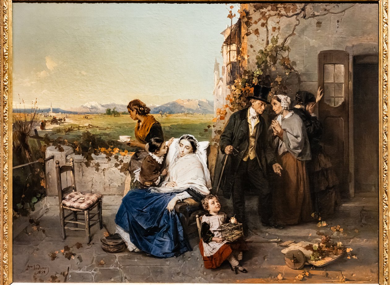 Como as folhas caem de Domenico Induno