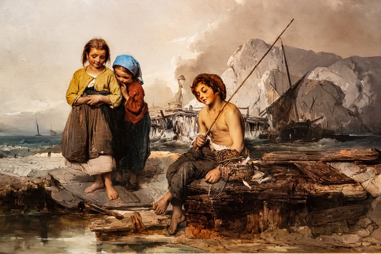 Jovens Pescadores de Domenico Induno