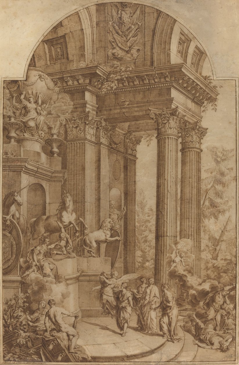 Monumento ao Rei George I de Domenico Maria Fratta