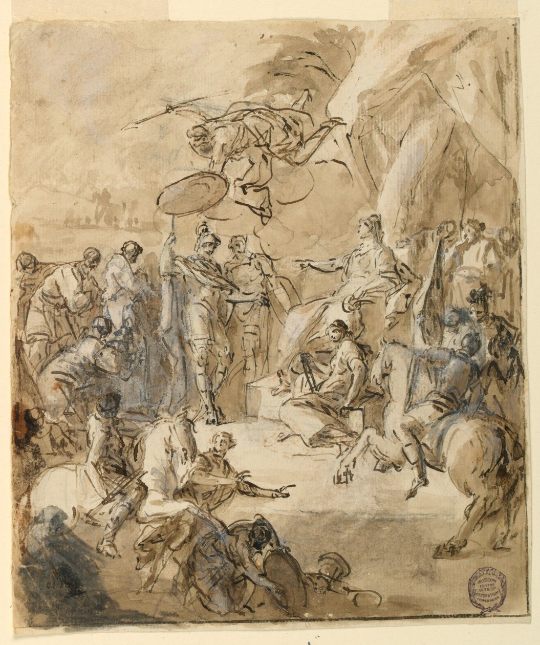 Assunto alegórico de Domenico Mondo