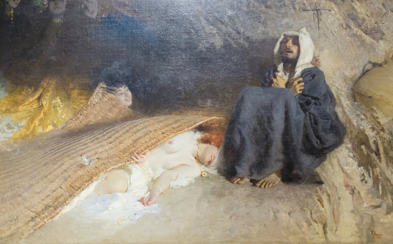 Os Temptations de Santo António de Domenico Morelli
