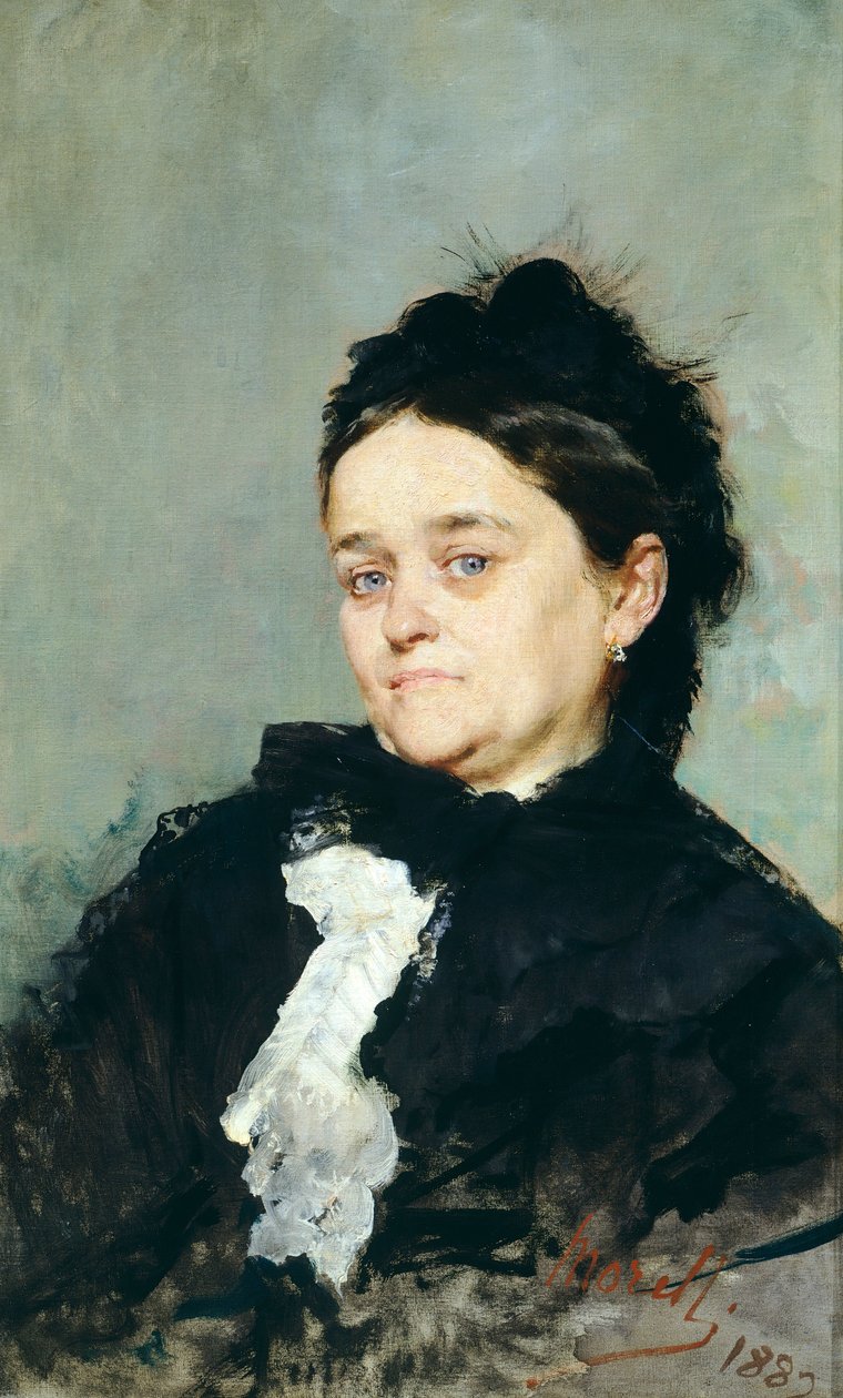 Retrato de Virgínia Villari, de Domenico Morelli de Domenico Morelli