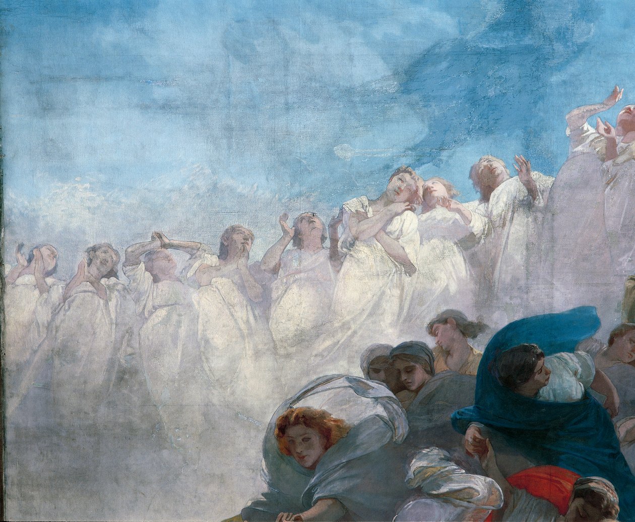 A suposição, detalhe de Domenico Morelli