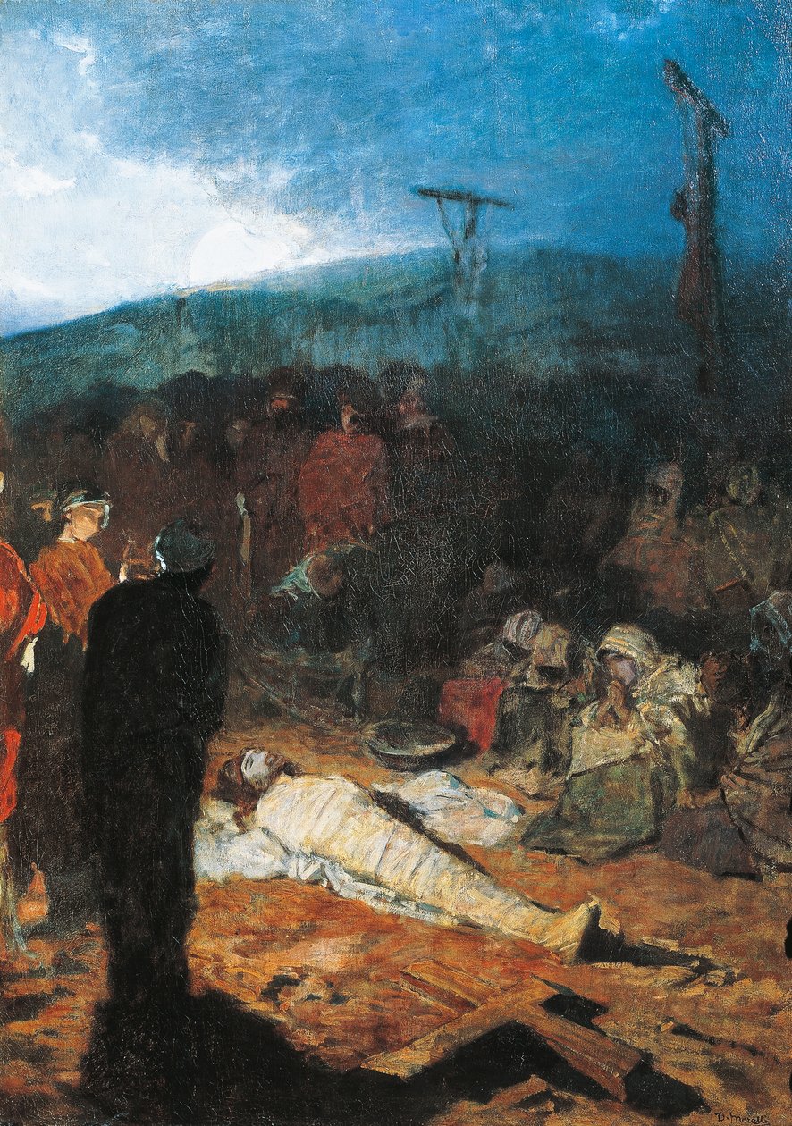O Embalsamamento de Cristo de Domenico Morelli