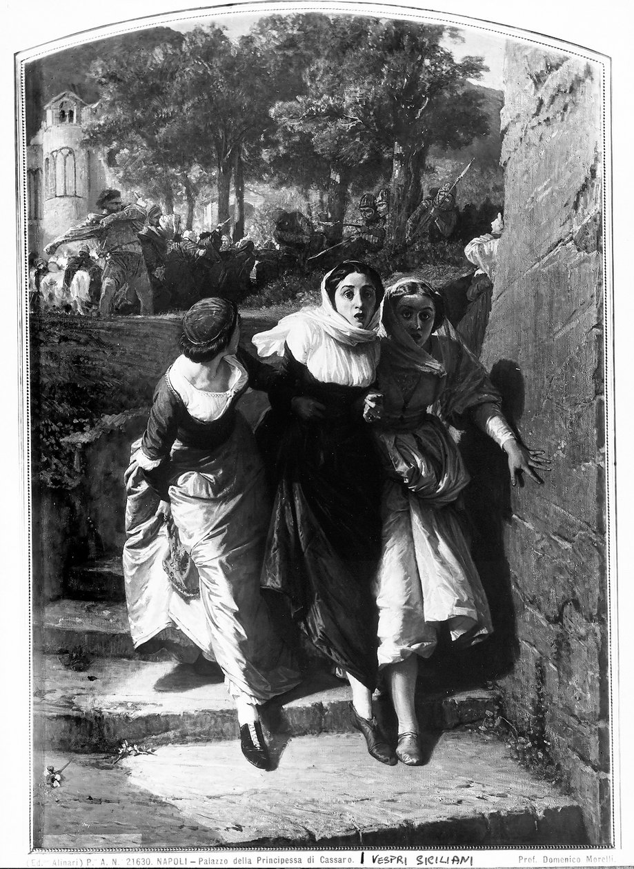 Vésperas da Sicília, 1843-1901 de Domenico Morelli