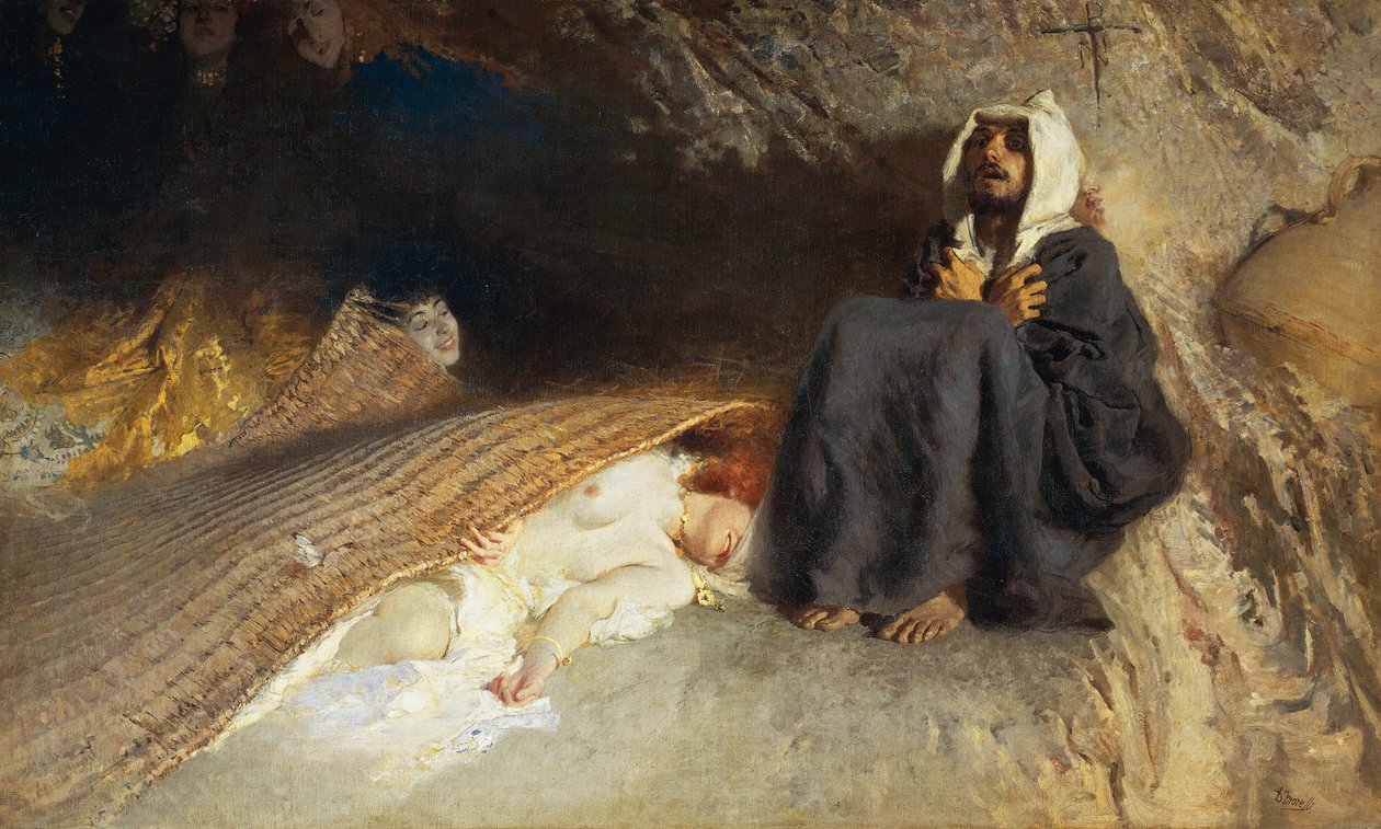 A tentação de Santo António de Domenico Morelli