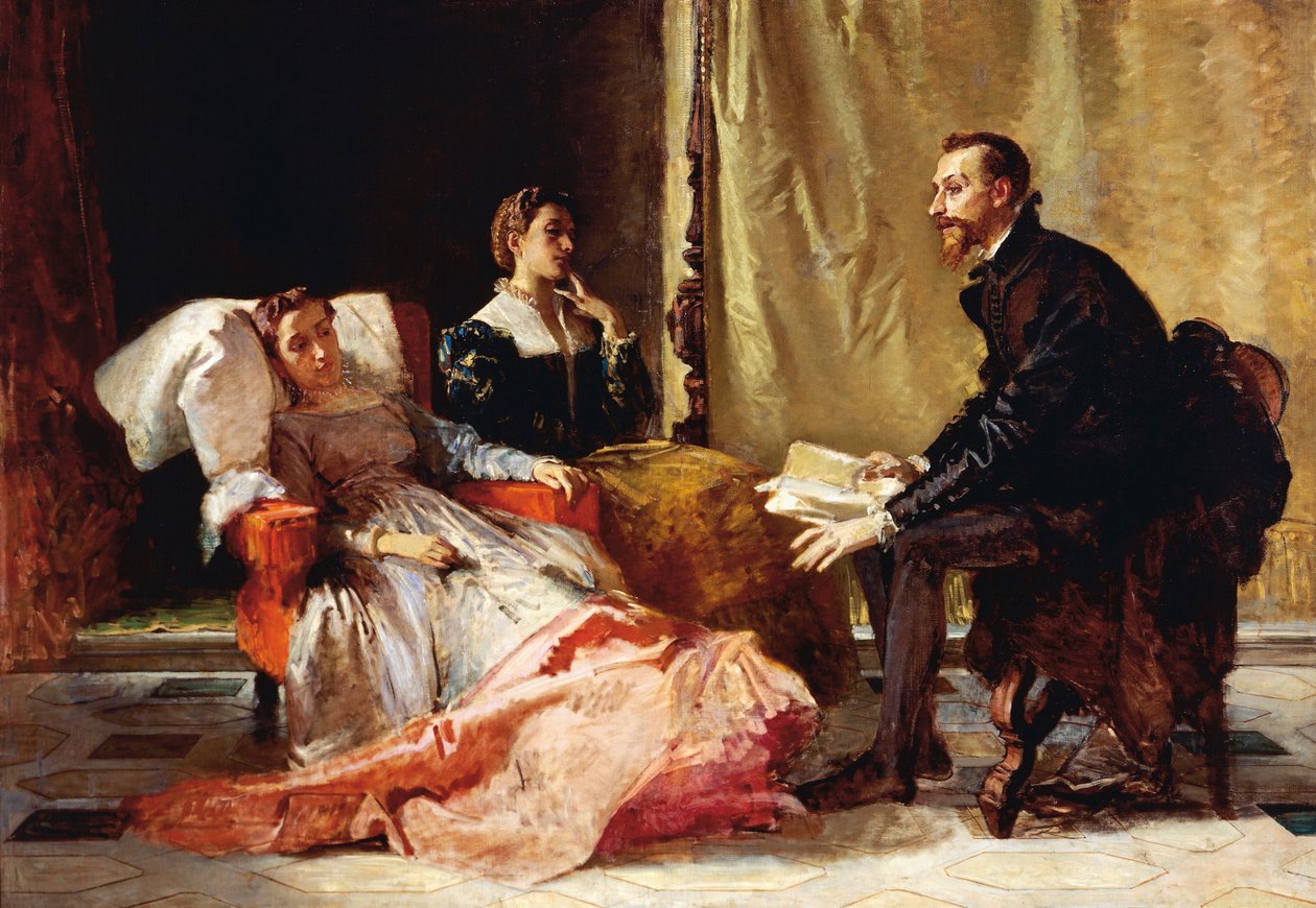 Torquato Tasso lendo Jerusalém Liberta para Eleonora d