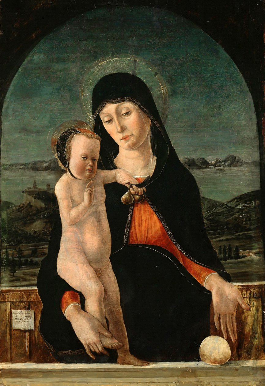 Virgem com Criança, 1484 de Domenico Morone