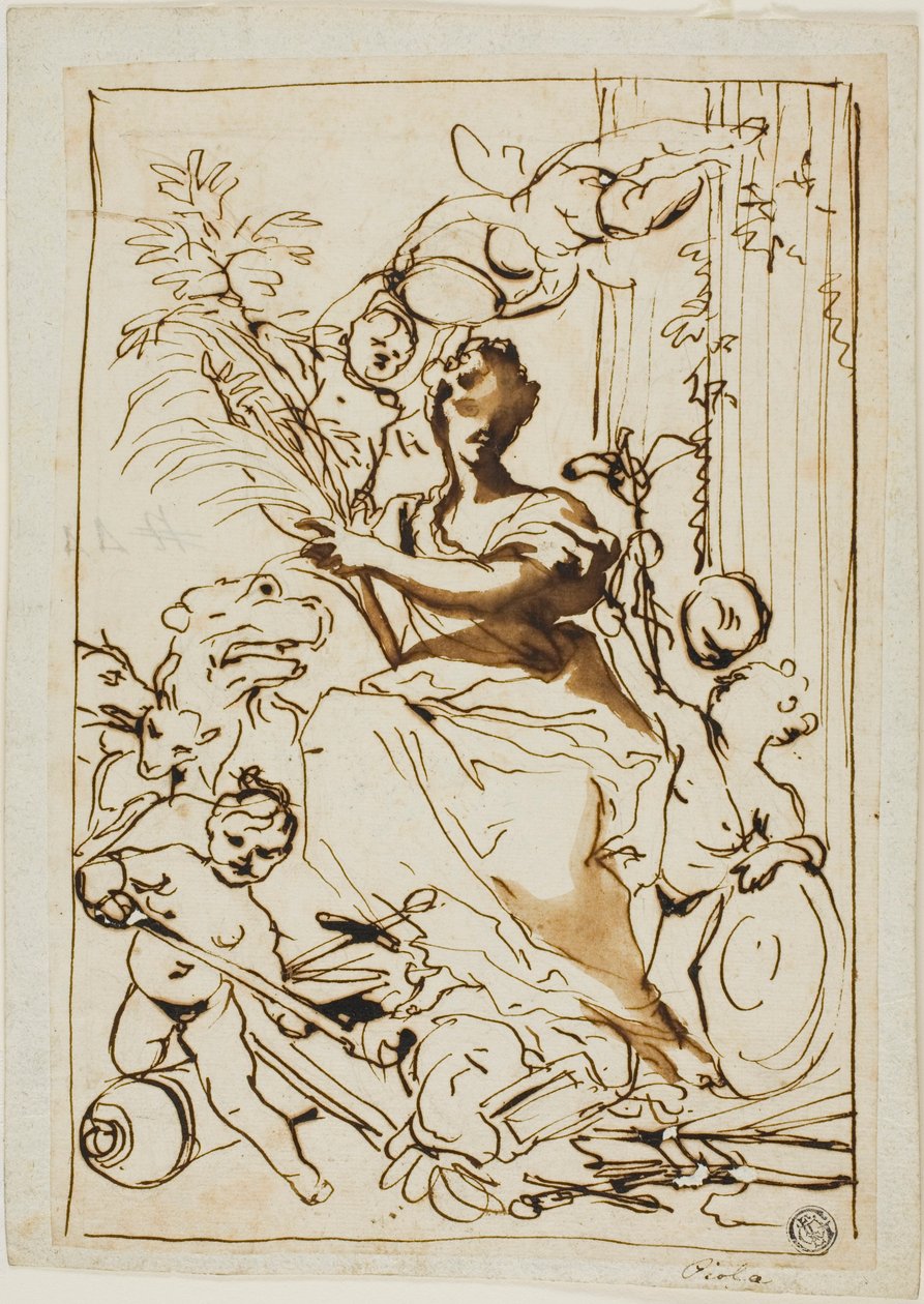 Alegoria da vitória de Domenico Piola