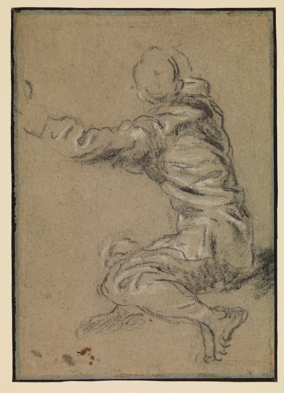 Homem sentado, século XVI de Domenico Robusti Tintoretto