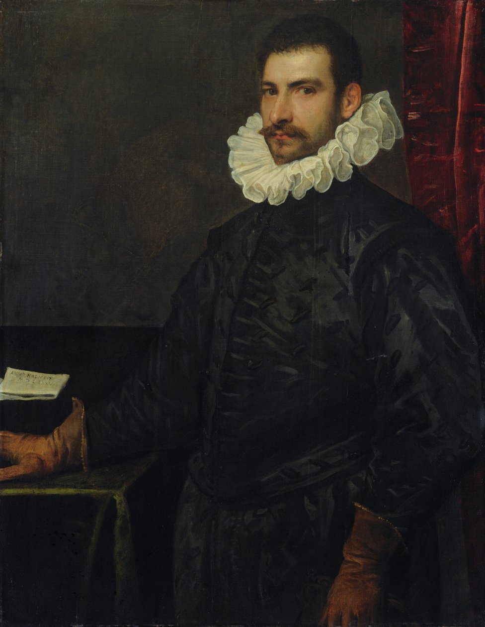 Retrato de um jovem de Domenico Robusti Tintoretto