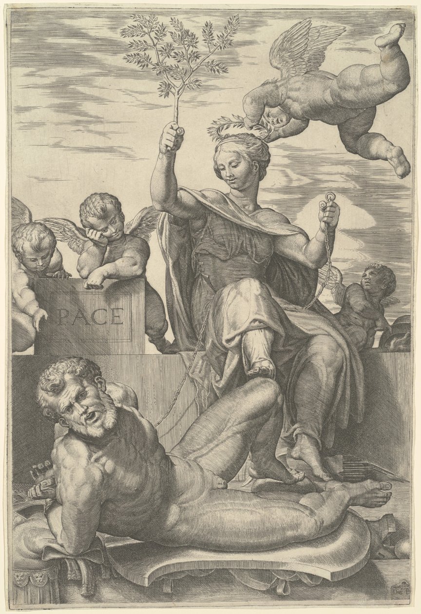 Alegoria da paz de Domenico Tibaldi
