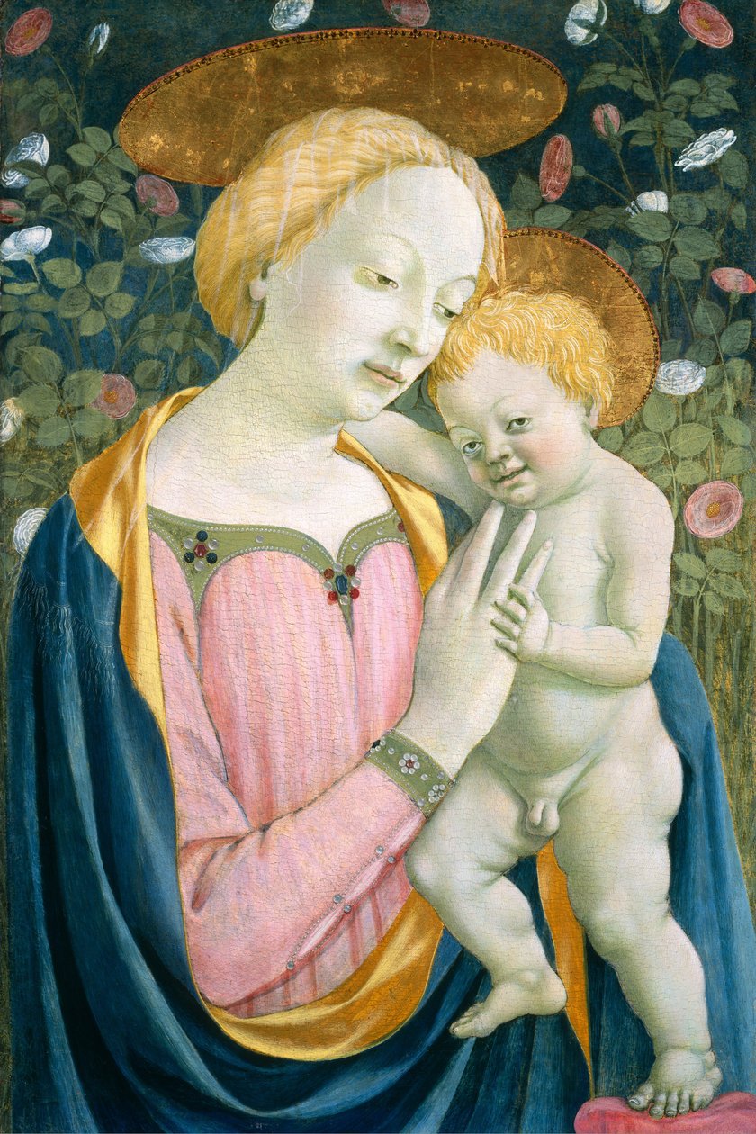 Madonna e Criança, c. 14451450. de Domenico Veneziano
