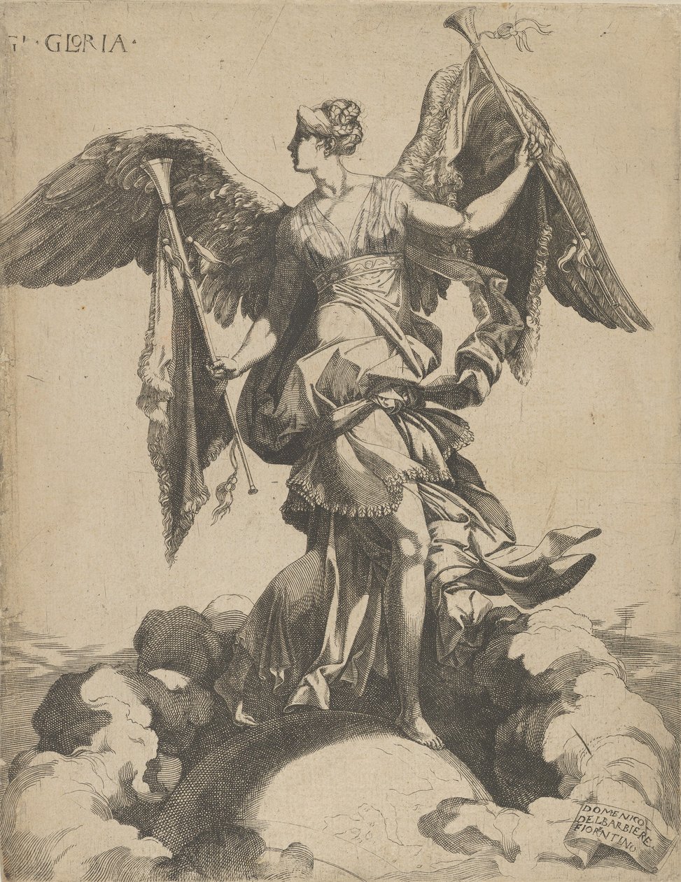 Fama, 1540-50. de Domenico del Barbiere