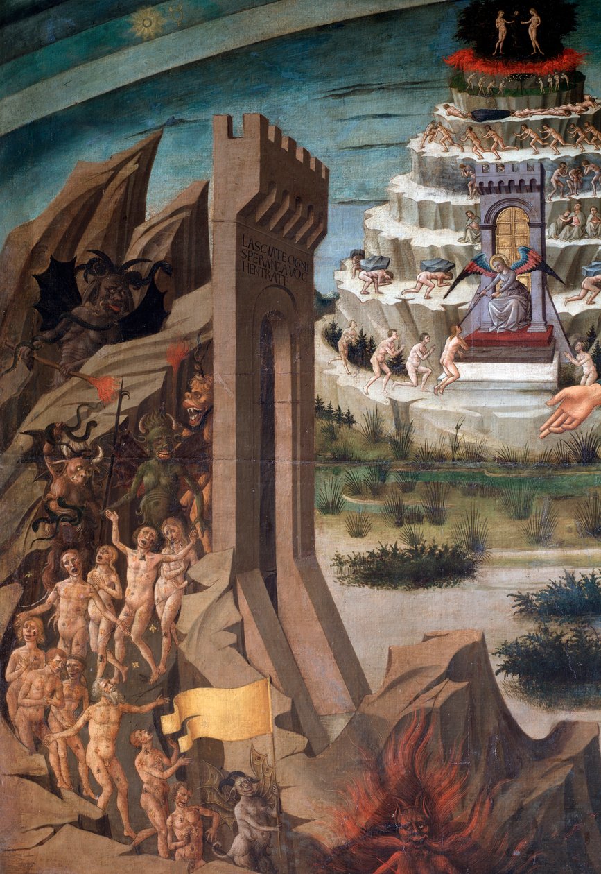 Dante Alighieri e sua comédia de Domenico di Michelino
