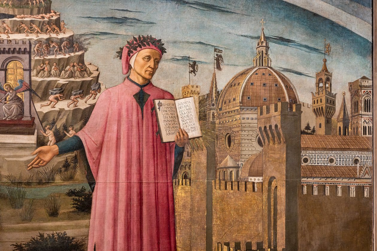 A Divina Comédia de Dante Alighieri de Domenico di Michelino