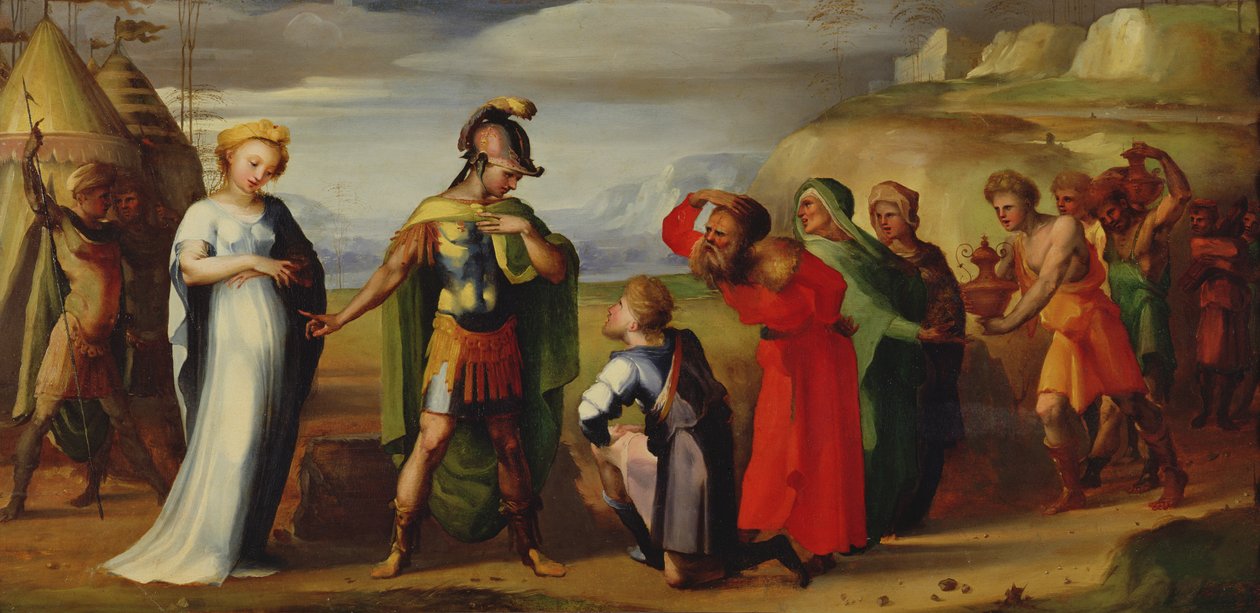 A Continência de Cipião (237-183 aC) de Domenico di Pace Beccafumi  
