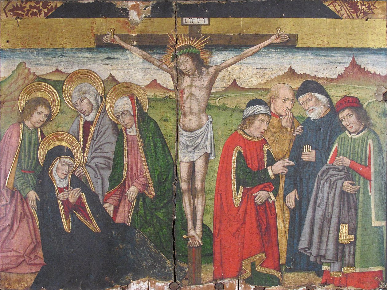 Painel com A Crucificação do Retábulo, séc. XV. de Domingo Ram