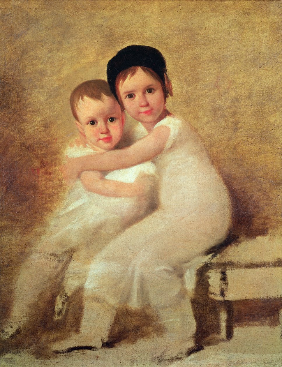 Retrato das crianças do artista de Domingos Antonio de Sequeira