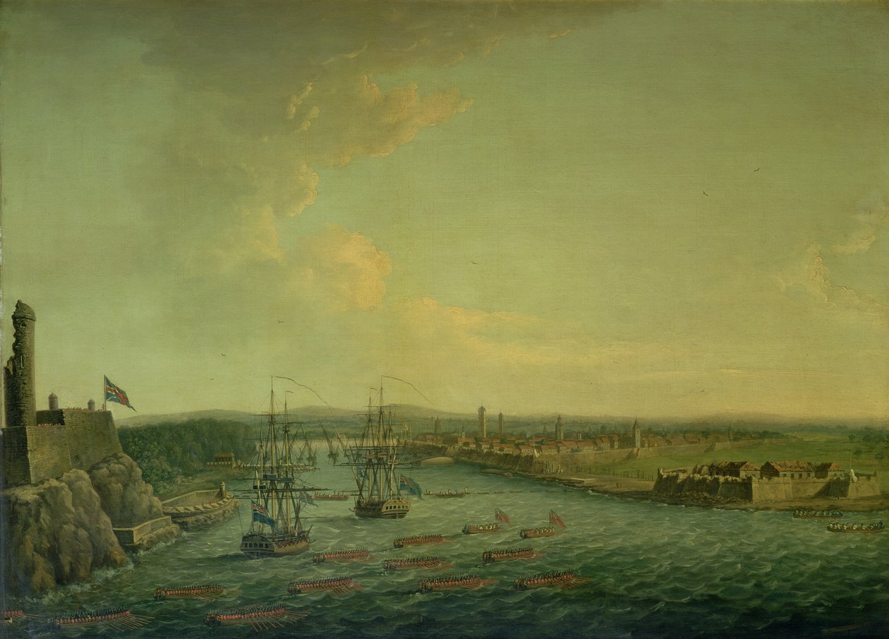 O cerco de Havana em 1762, 1767 de Dominic Serres