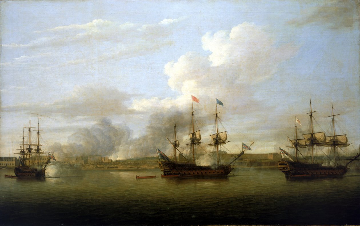 A tomada de Chandernagore, março de 1757 de Dominic Serres