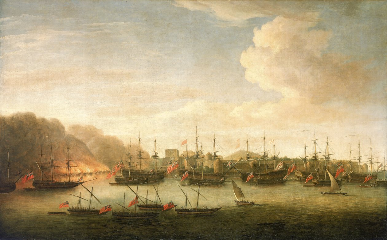 A tomada de Geriah, fevereiro de 1756 de Dominic Serres