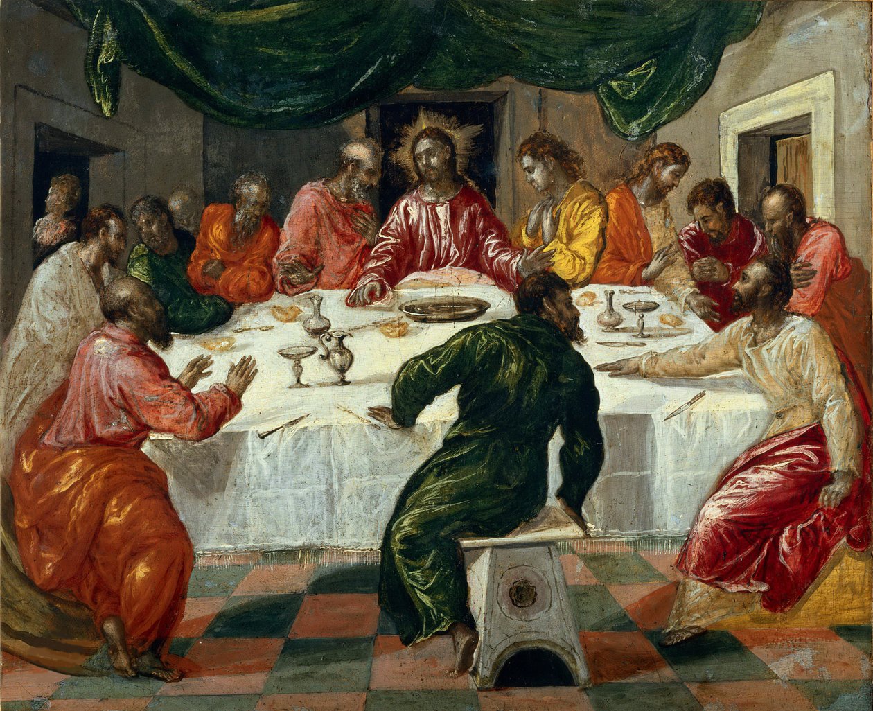 A Última Ceia, 1568. de Dominico El Greco