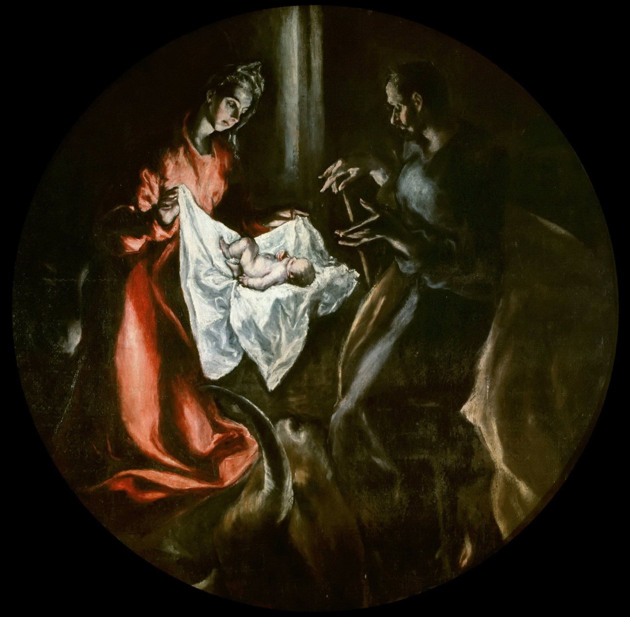 A Natividade de Cristo, ca 1604. de Dominico El Greco