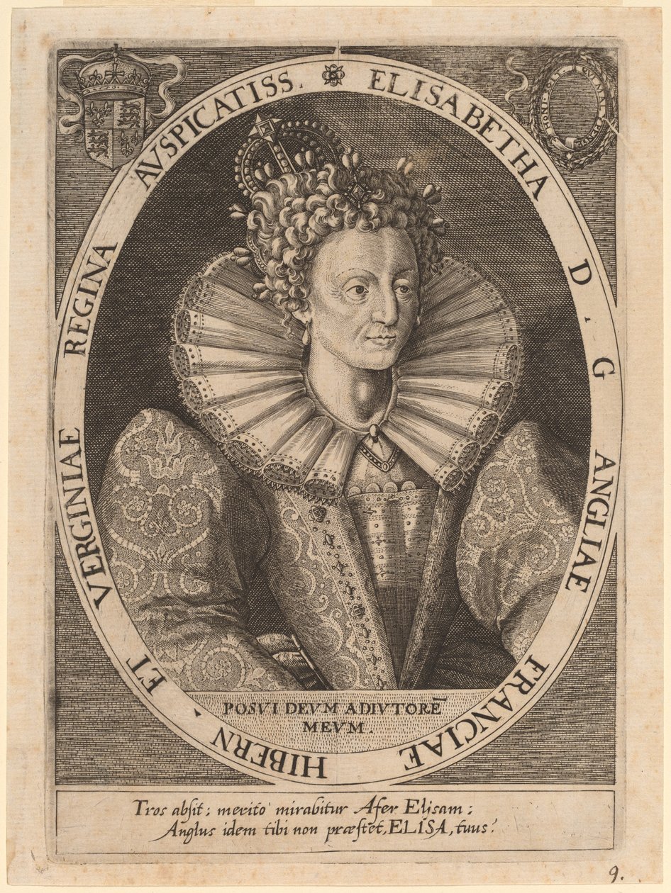 rainha Elizabeth de Dominicus Custos after Crispijn de Passe I
