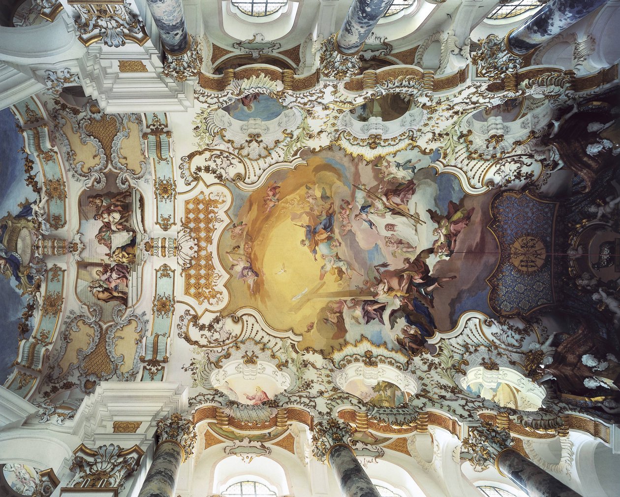 A segunda vinda de Cristo (fresco) de Dominikus Zimmermann