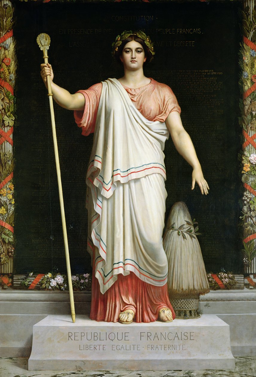 Alegoria da República, 1848 de Dominique Louis Papety