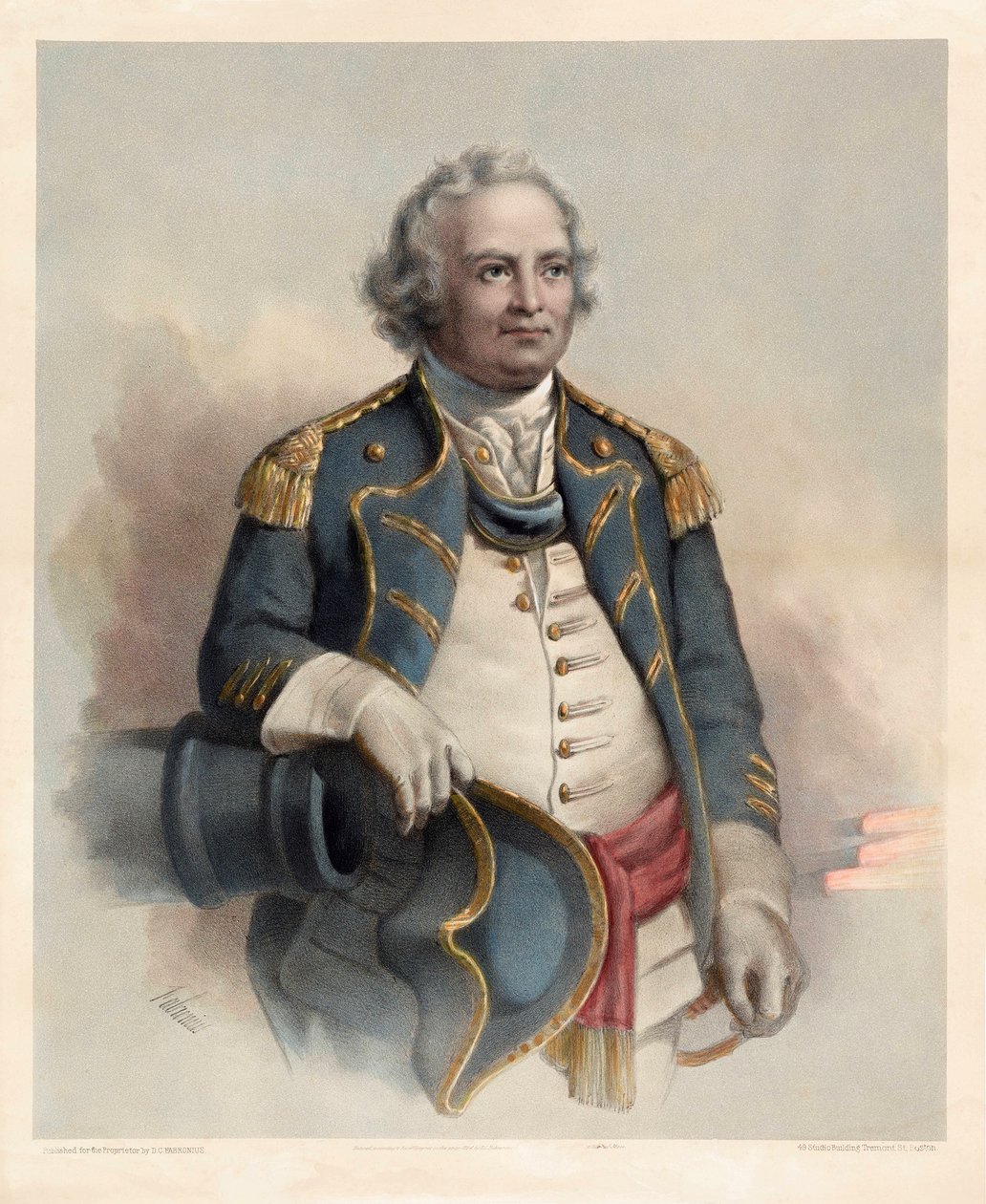 Major General Israel Putnam, pub. 1864 de Dominique C. Fabronius