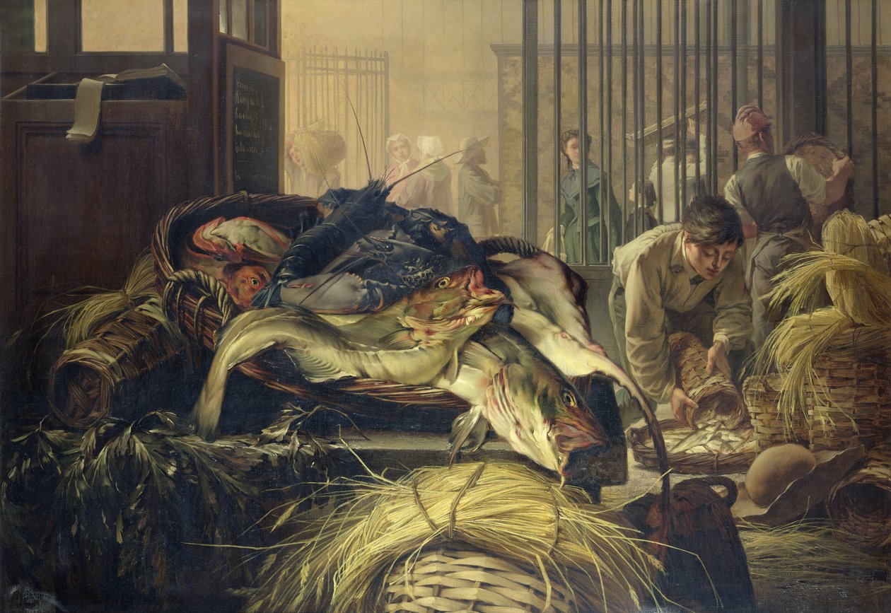 O mercado de peixe de Dominique Henri Guifard