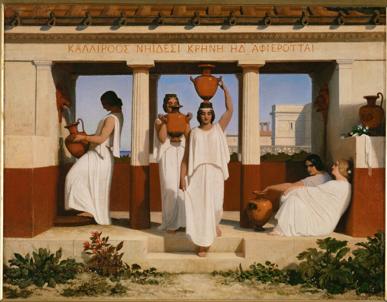 Mulheres gregas na fonte de Dominique Louis Papety