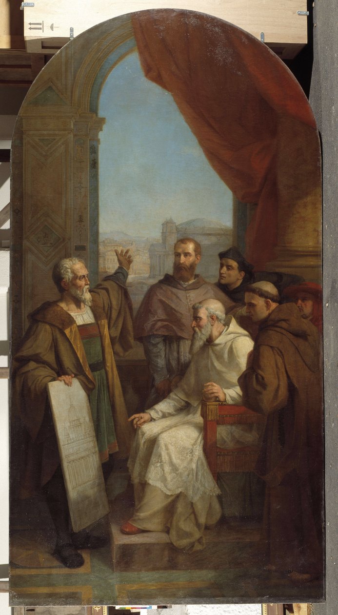 Arquitetura: o pintor e escultor italiano Michelangelo Buonarroti conhecido como Michelangelo (Michelangelo ou Michelangelo) de Dominique Magaud