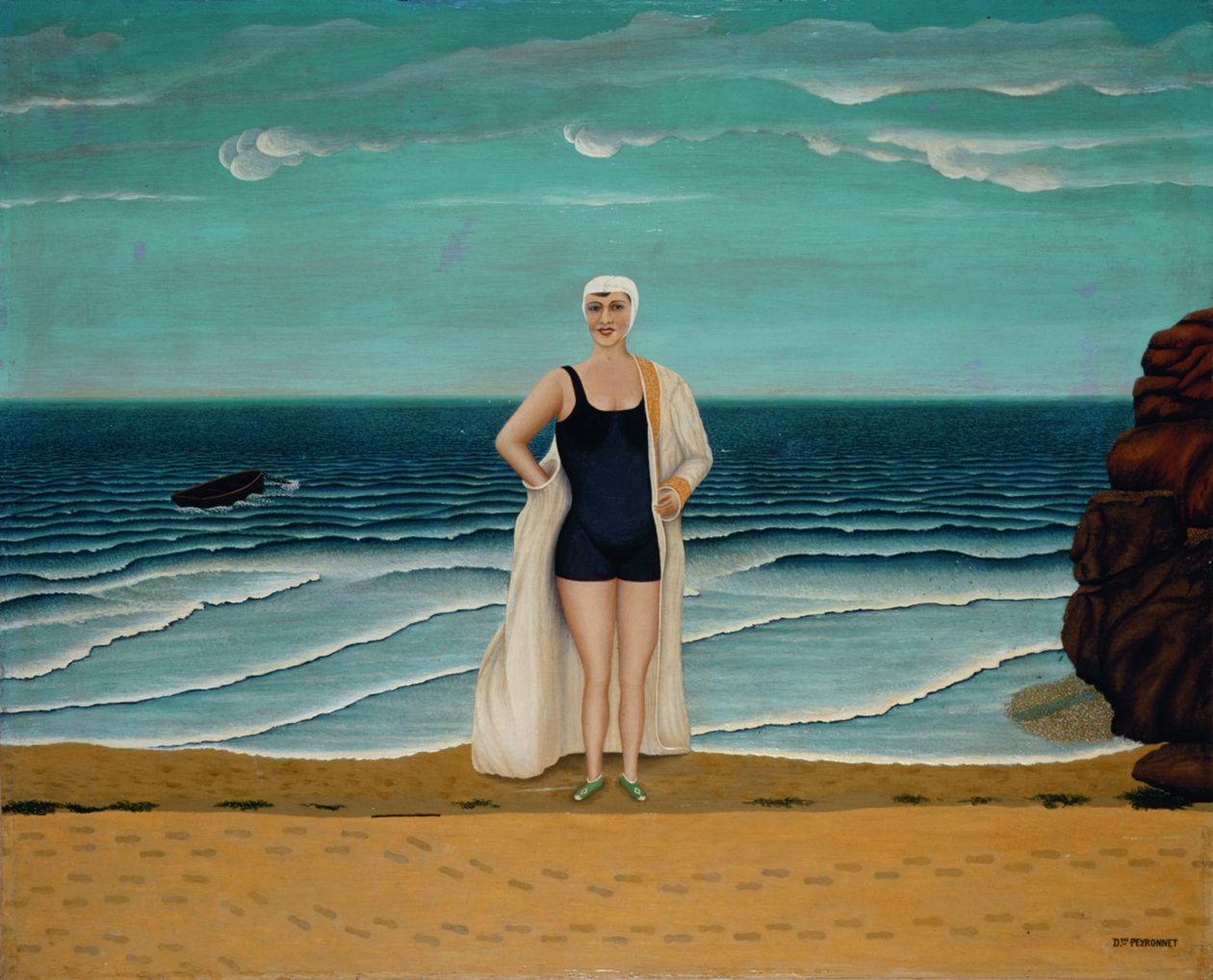 As falésias e o mar As falésias e o mar, 1931. de Dominique Peyronnet