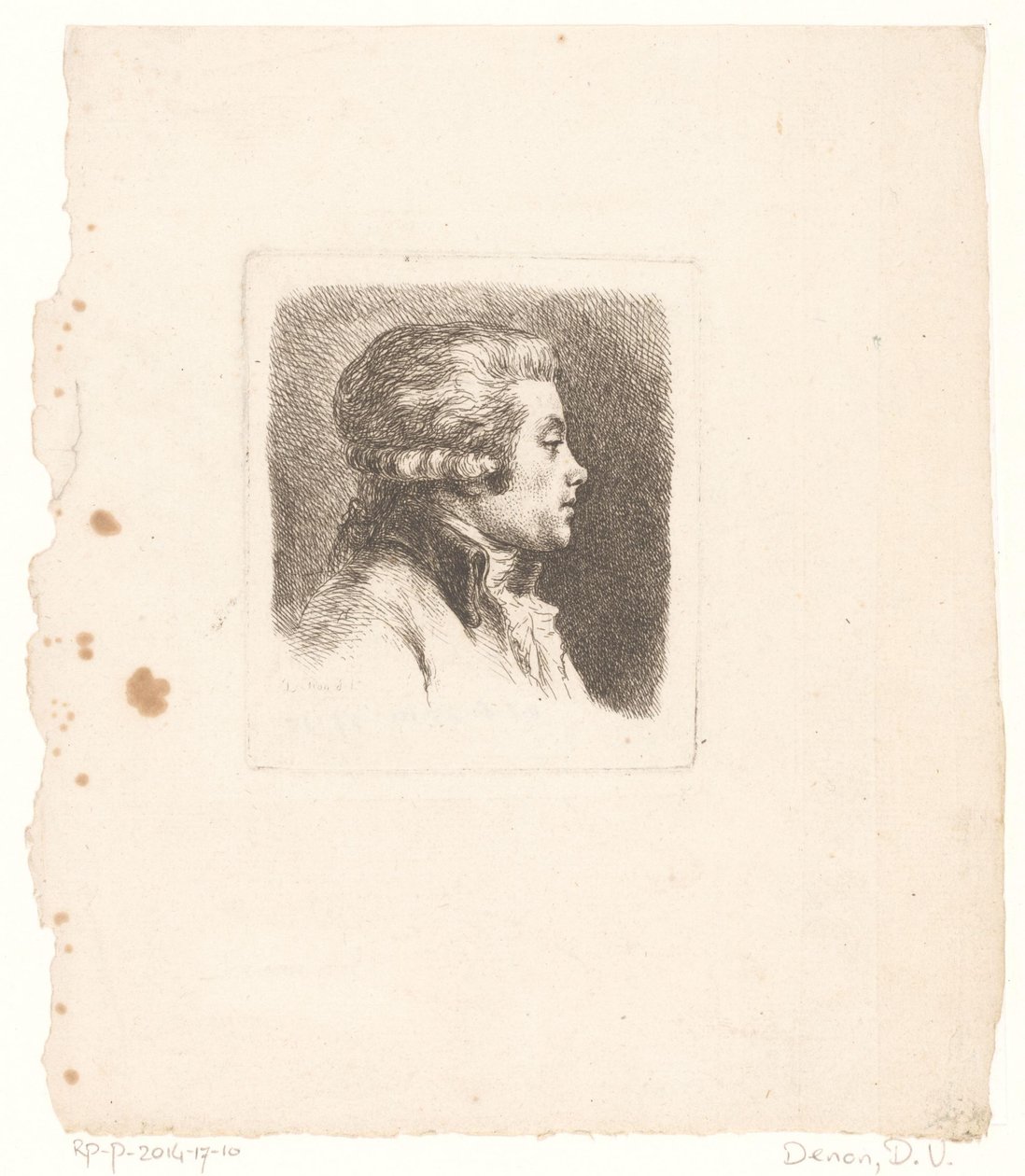Retrato da editora francesa N.C. Auburgo de Dominique Vivant Denon (baron)