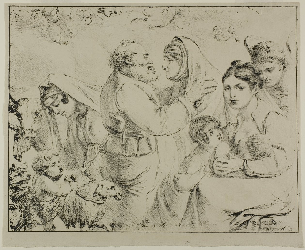 Alegoria da Felicidade Materna de Dominique Vivant Denon