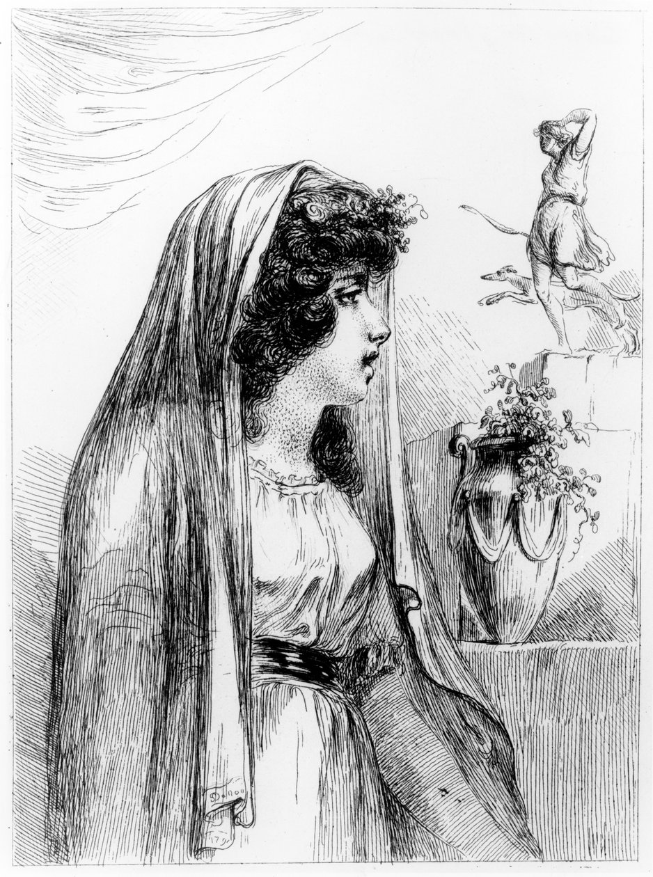 Lady Hamilton como Diana-Hecate, 1791 de Dominique Vivant Denon