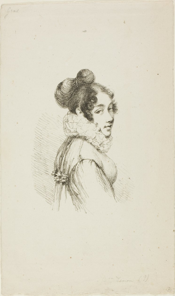 Retrato de uma jovem senhora de Dominique Vivant Denon