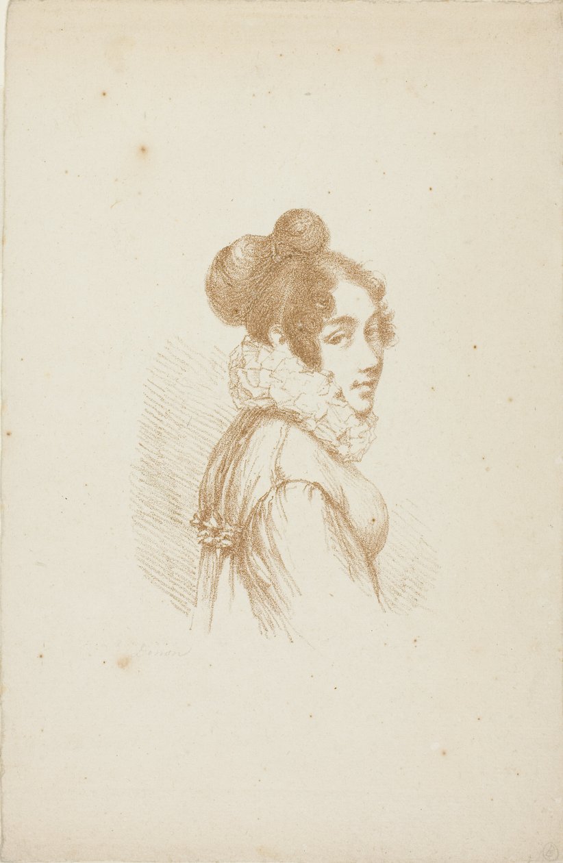 Retrato de uma jovem senhora de Dominique Vivant Denon