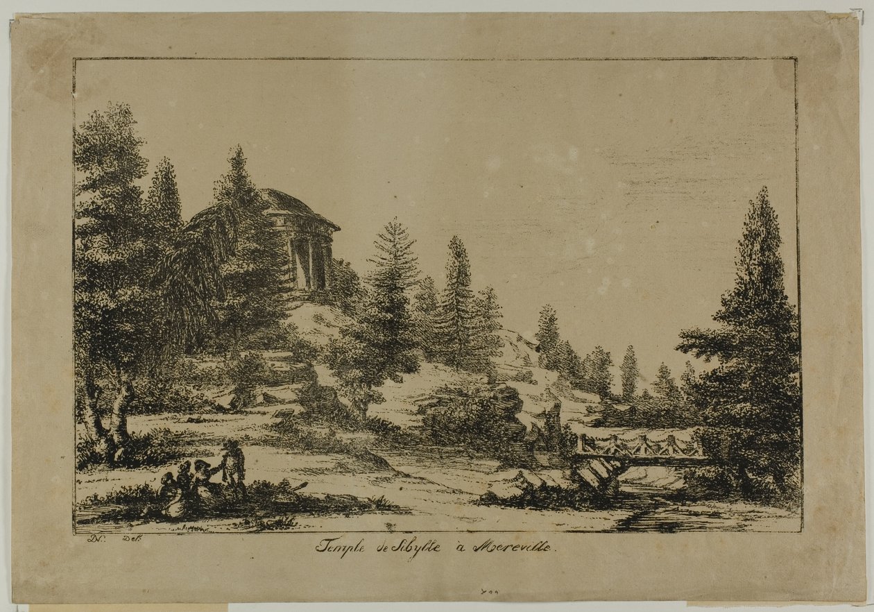 Templo de Sibila em Méréville de Dominique Vivant Denon