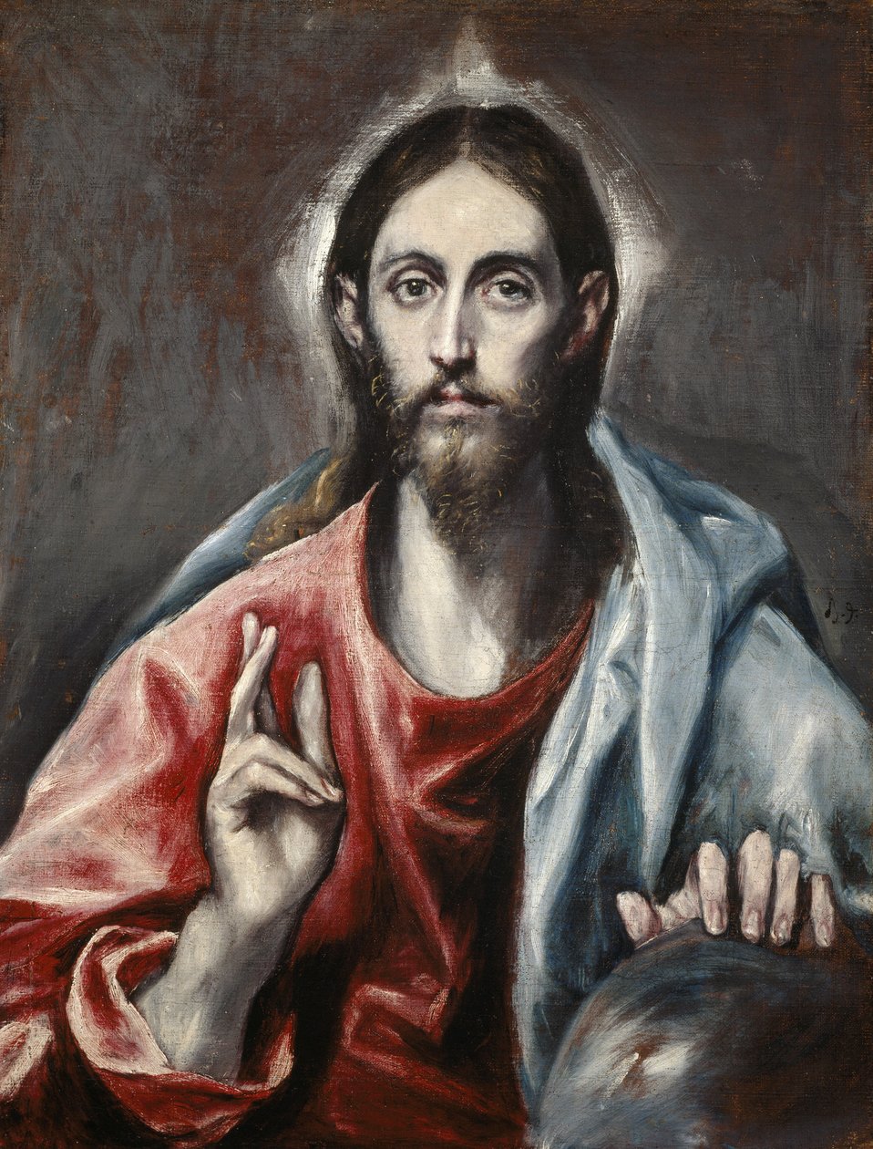 Bênção de Cristo (O Salvador do Mundo) de El Greco