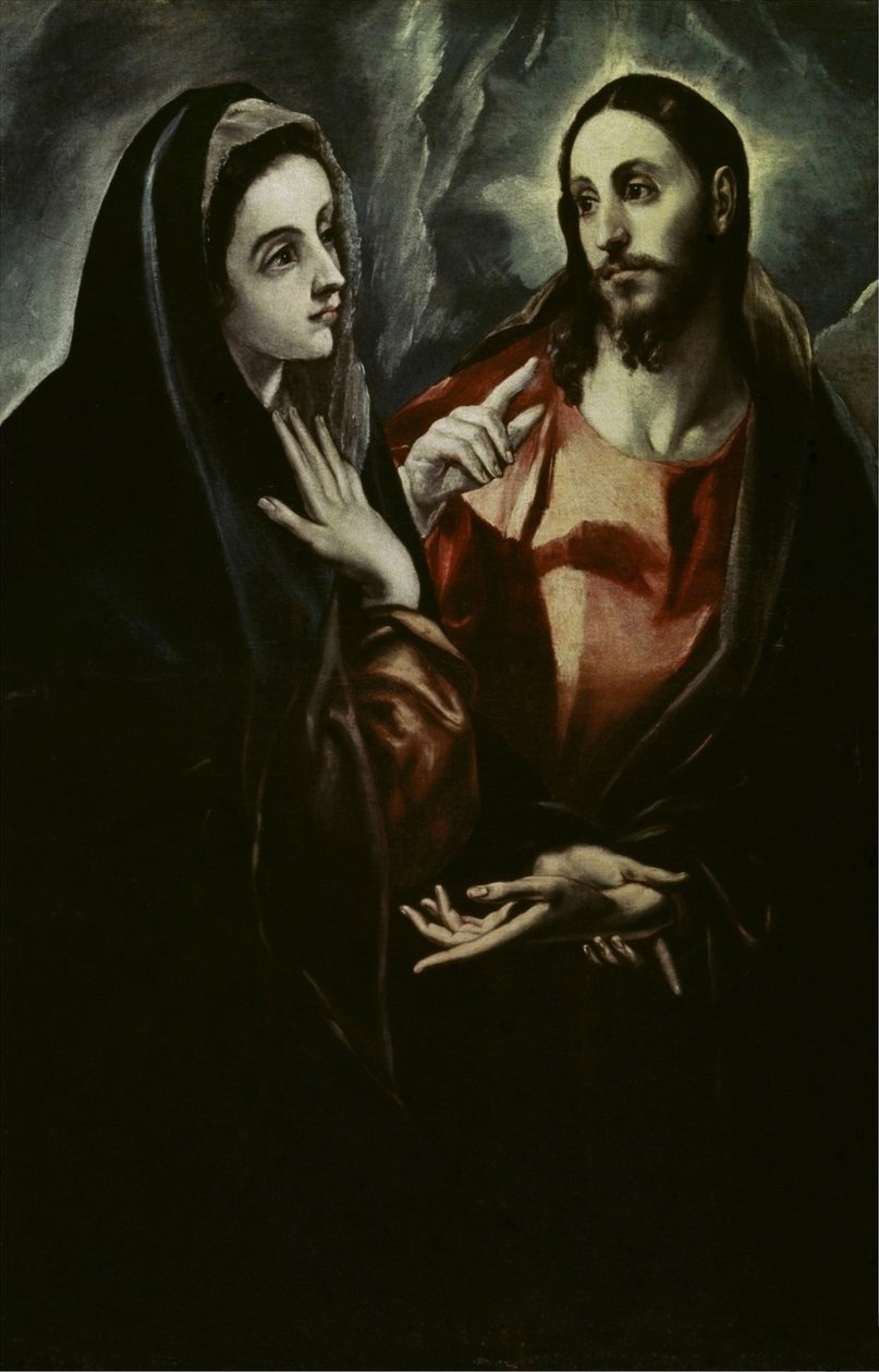 Cristo despede-se de Maria de El Greco