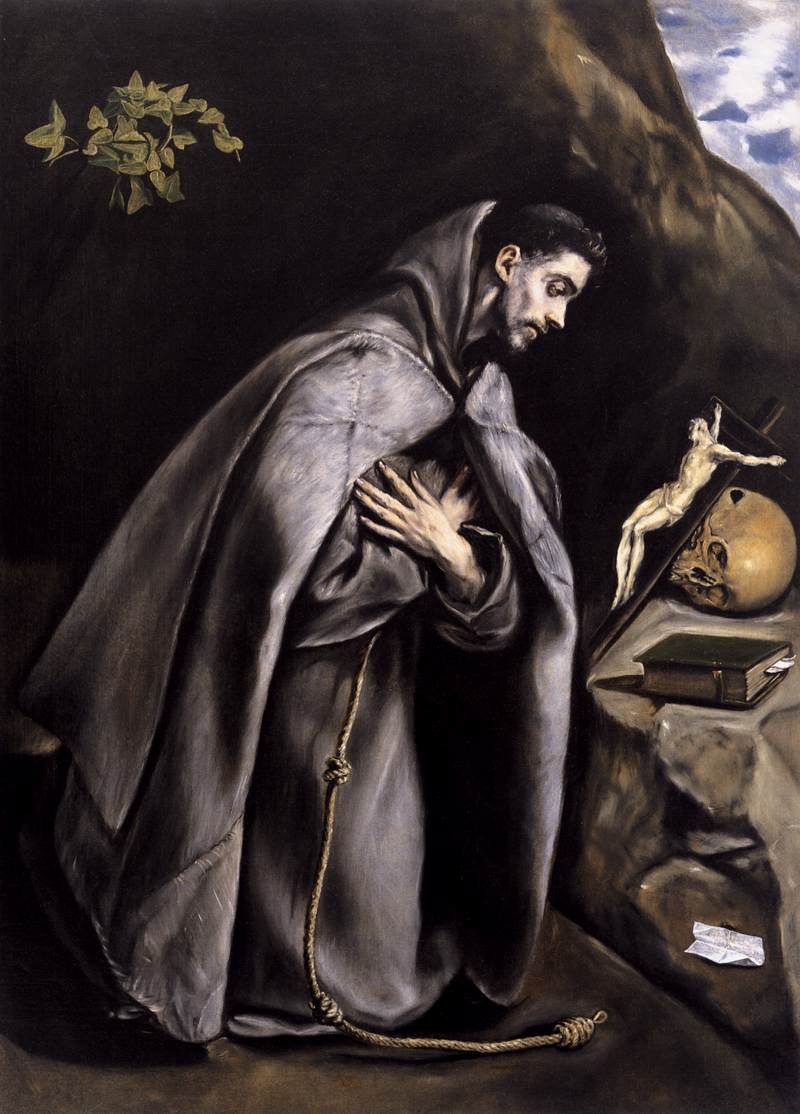 São Francisco Meditando de El Greco