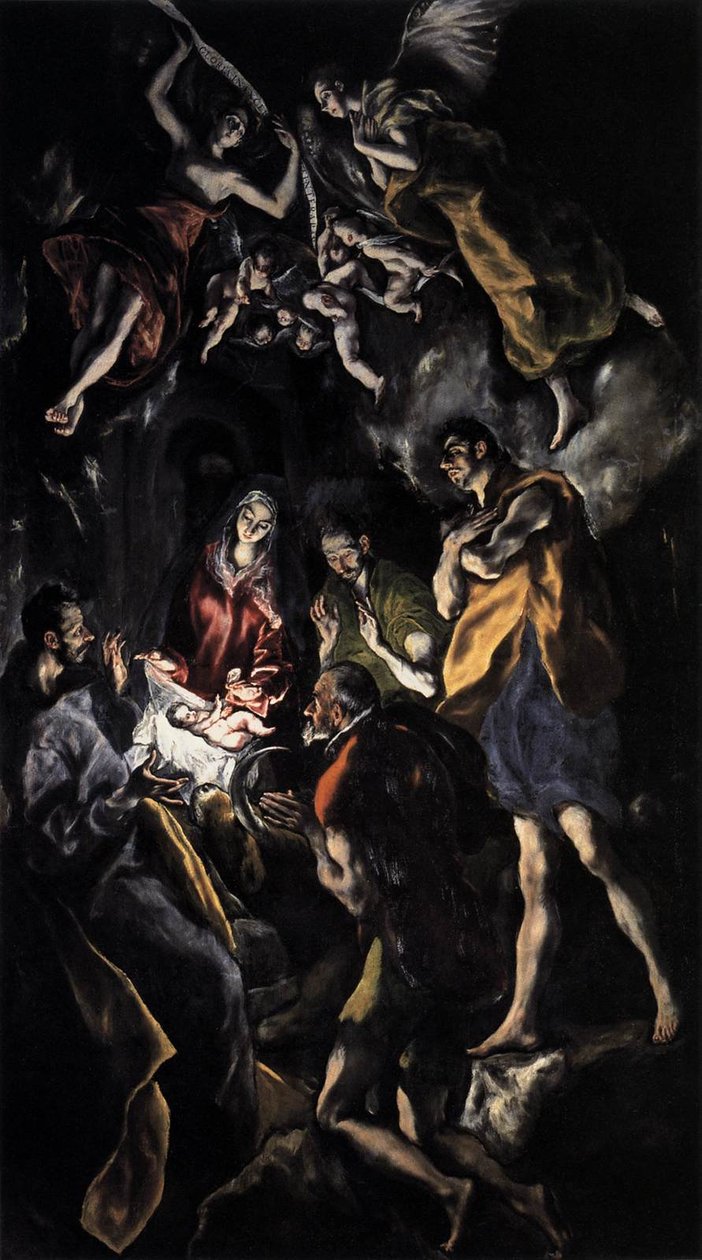 A adoração dos pastores de El Greco